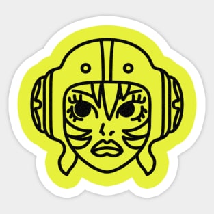 Jet Set Radio Portrait Icon - Gum Sticker